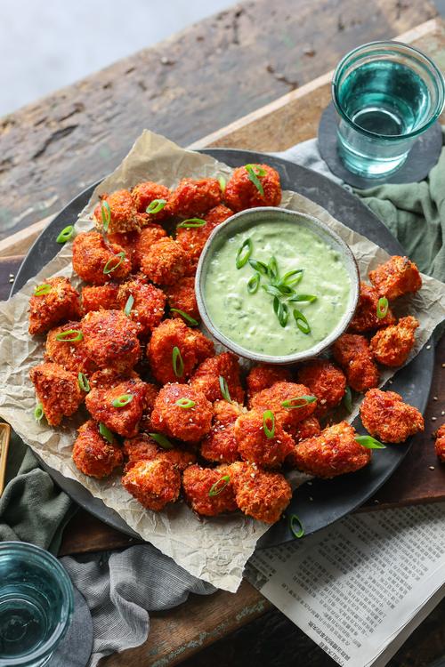 image of Sweet & Spicy Cauliflower Wings