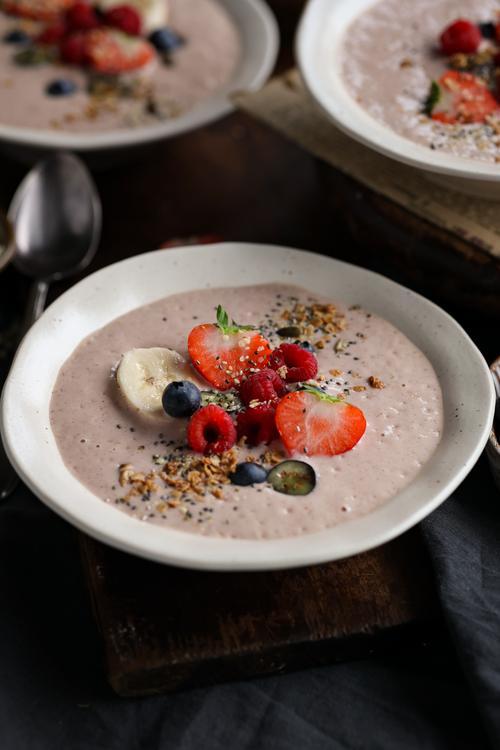 Peanut Butter & Jelly Smoothie Bowl Pick Up Limes