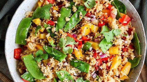 Brown Rice Miso Salad