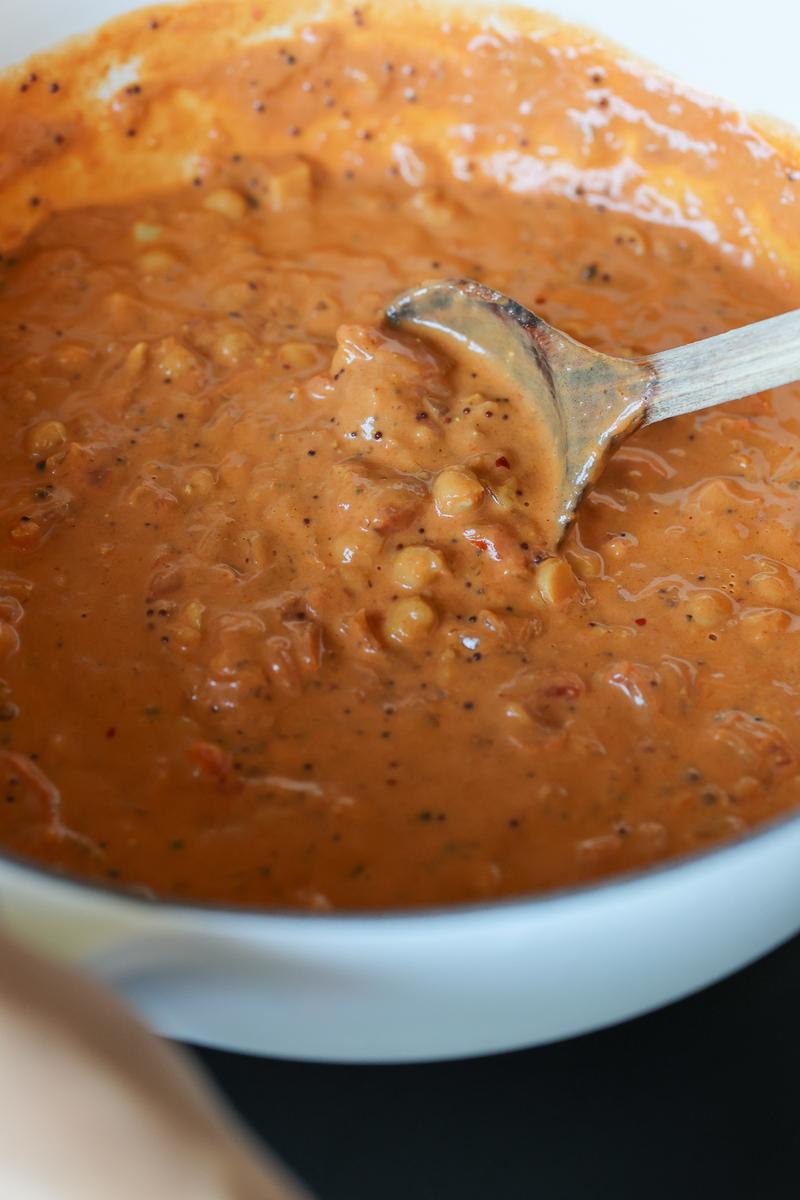 Process image of Creamy Tomato Chickpea Curry
