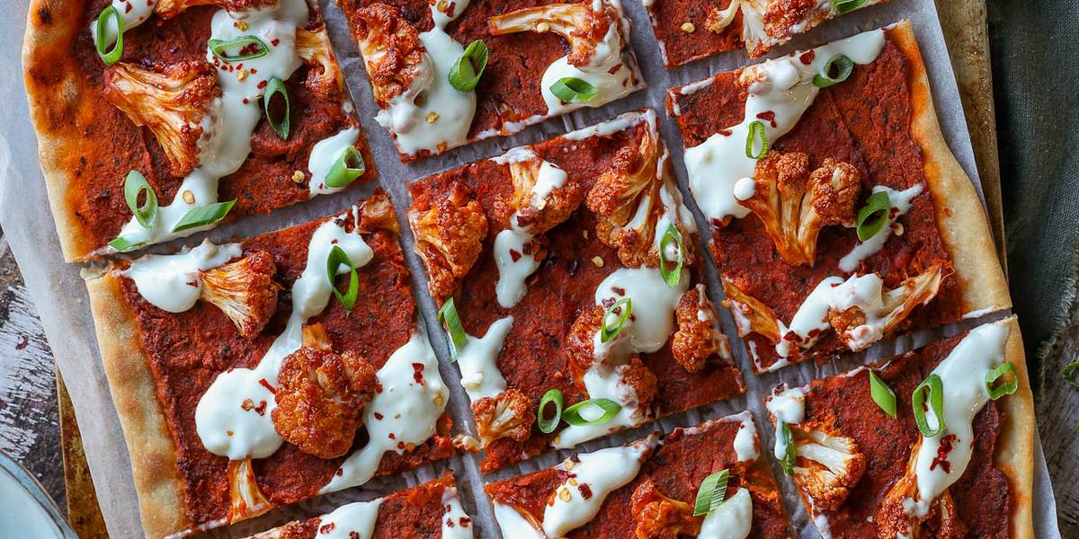 BBQ Cauliflower Pizza Pick Up Limes