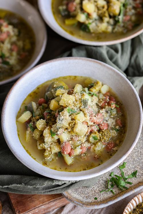 image of Green Minestrone Soup