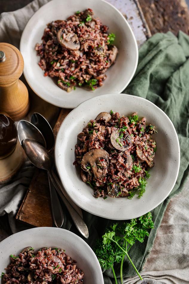 image of Wild Rice Mushroom Pilaf