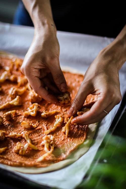 Pick Up Limes BBQ Cauliflower Pizza