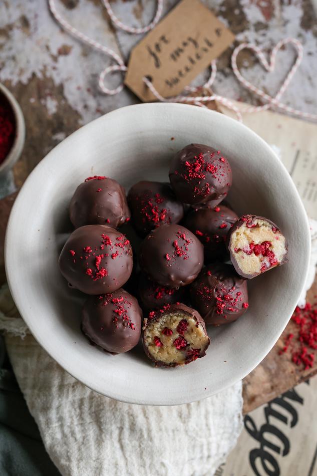 image of Golden Raspberry Truffles