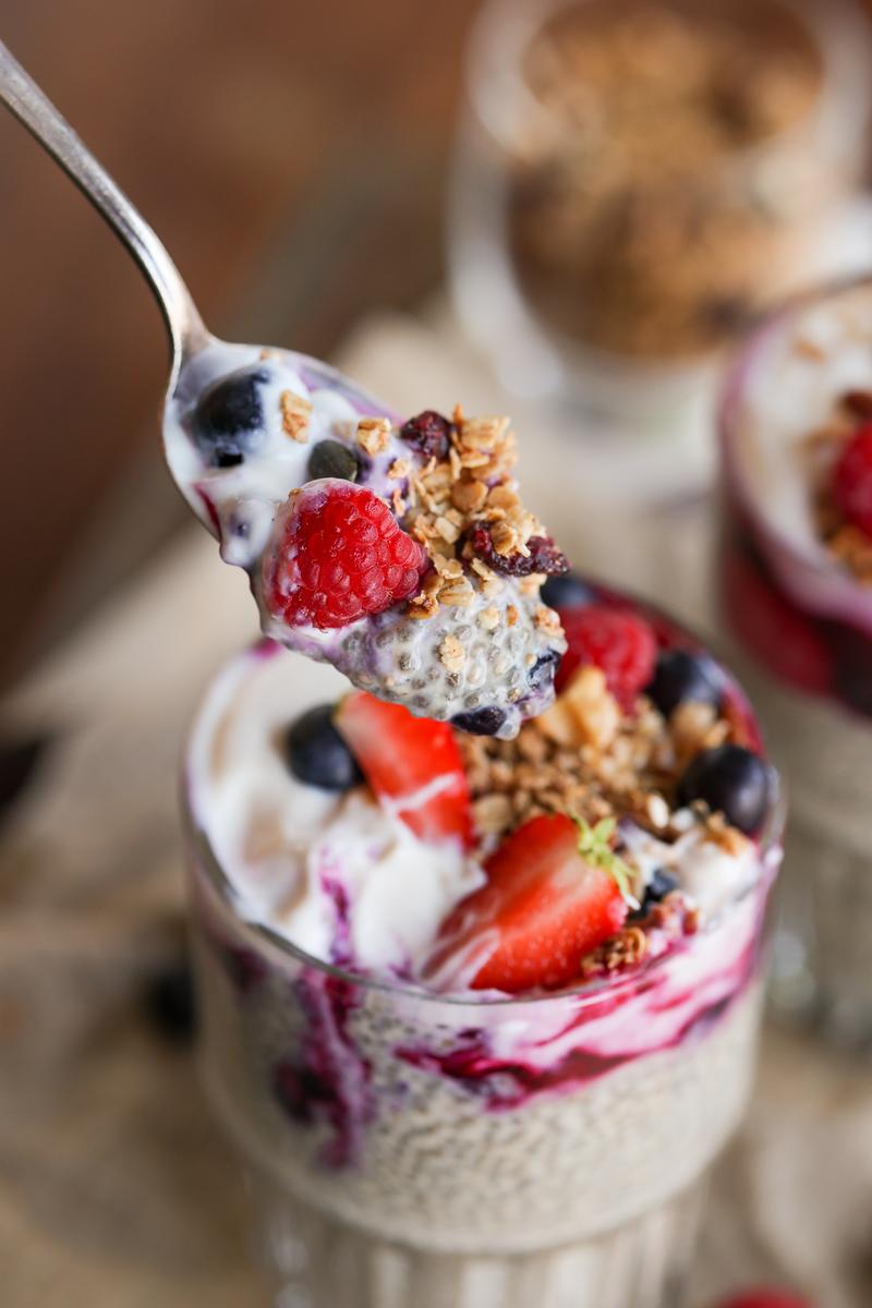 Pick Up Limes Vanilla Berry Chia Seed Pudding