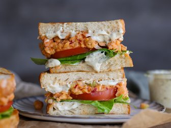 Buffalo Chickpea Sandwich | Pick Up Limes